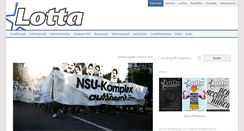 Desktop Screenshot of lotta-magazin.de