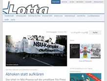Tablet Screenshot of lotta-magazin.de